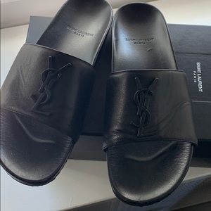 YSL monogram slides